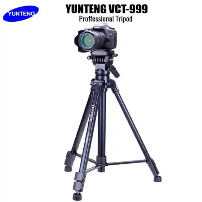 Yunteng VCT-999 Professional Camera Tripod Aluminum Alloy DSLR Camera Tripod (6.75 Feet)